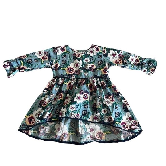 Ruffle Butts Girls Floral Top Size 7 Years - Picture 1 of 9